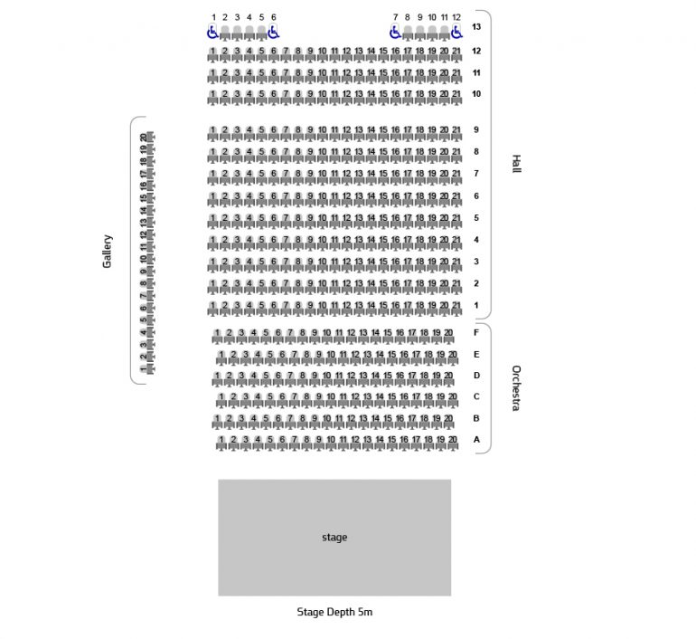 hall map english